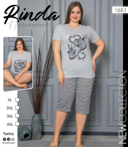 Piżama damska PLUS SIZE model: 1651 marki RINDA