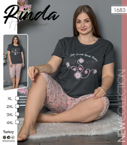 Piżama damska PLUS SIZE model: 1683 marki RINDA