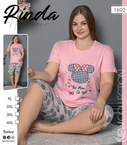 Piżama damska PLUS SIZE model: 1692 marki RINDA